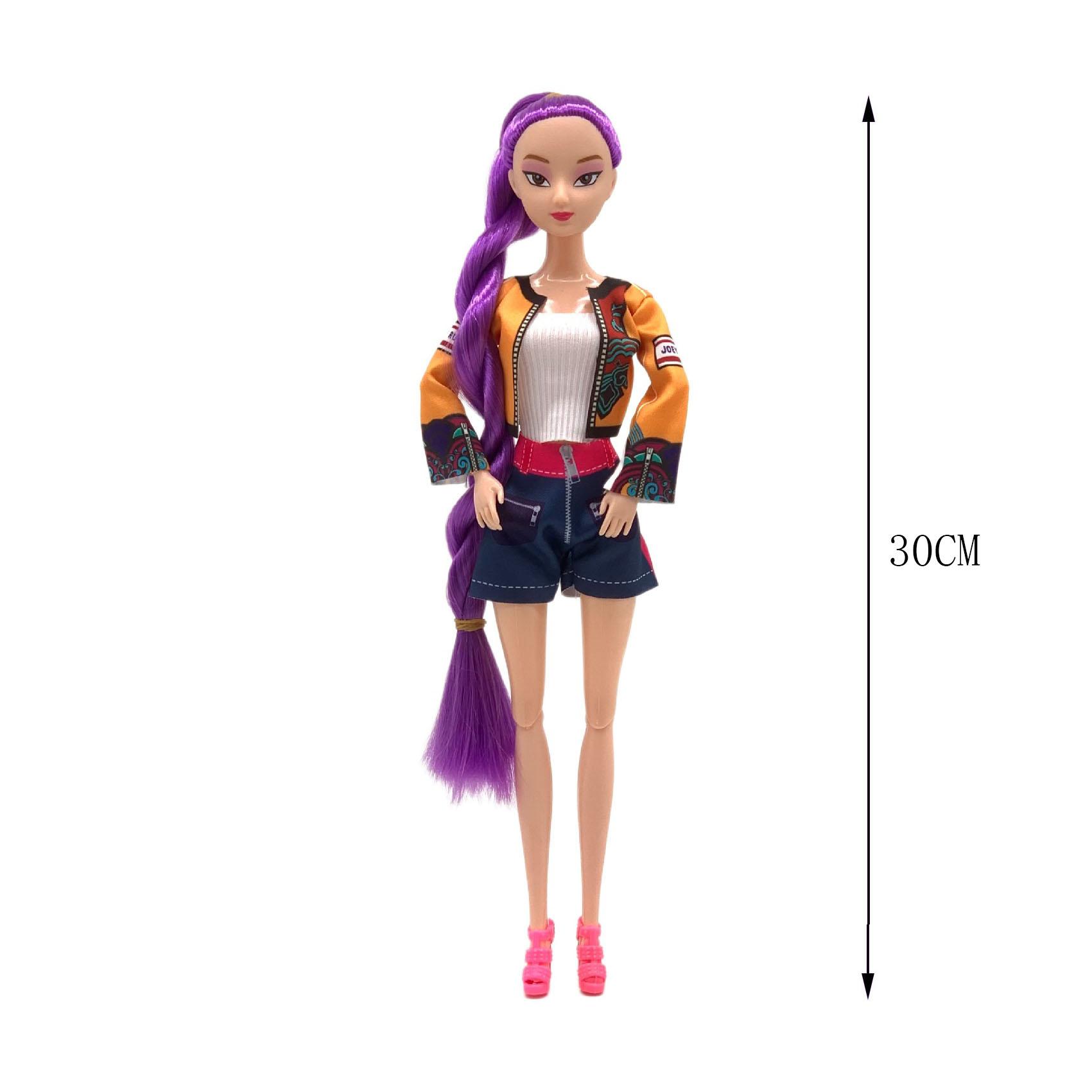 

% Kpop Demon Hunters Action Figure New K-POP Demon Slayer Vinyl Doll Lumimila Zoey Desktop Ornament Toy For Kid Gifts