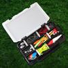 Double Sided Fishing Tackle Box Fishing Tool Storage Box Large Capacity Plastic Bait Organizer Box Portable for Outdoor Fishing