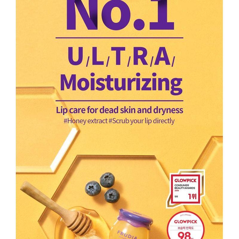 Frudia Blaubeer Feuchtigkeitsspendender Honig Lippenbalsam