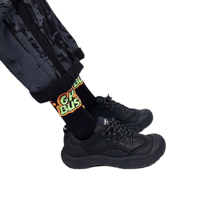 Global Outdoor Light Hiking Shoes Men's ZHQ-ZL8956 Black Men's Shoes Spring Versatile Men's Casual Shoes
