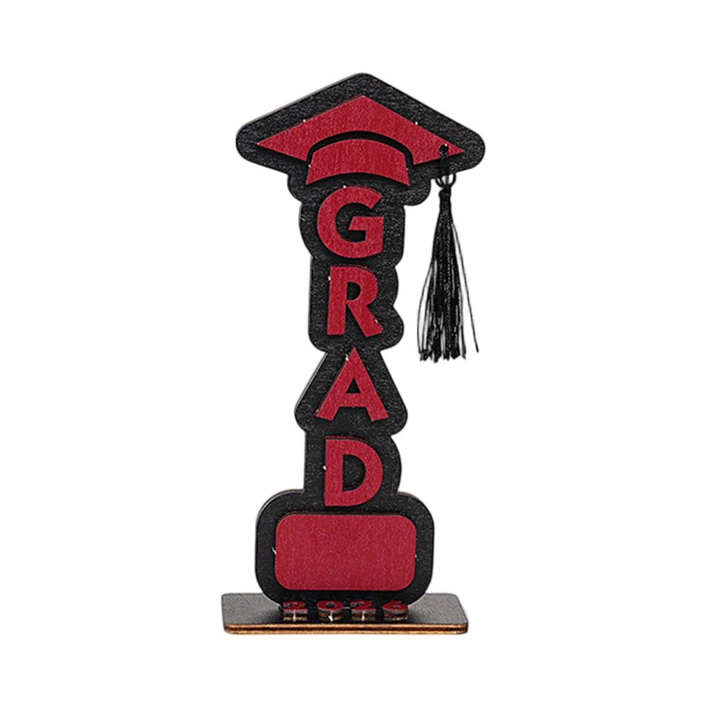 Three Dimensional 2026 Graduation Wooden Holiday Decoration Ornaments Graduation Gifts