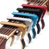 1 Stück Gitarren-Capo mit Paddel-Tasche für Akustik-E-Gitarre Einhand-Capos Mehrfarbiges Instrumenten-Gitarrenzubehör TMZ