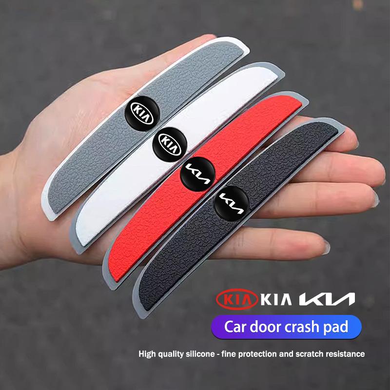 DFIB1 Car Door Anti-Collision Sticker Silicone Scratch Resistant Patch Valve For KIA EV6 Stinger RIO Sorento Ceed Borrego K4 K5 Sonet