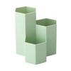 Simple Frosted Honeycomb Pen Holder Large Capacity Multi-Functional Desk Stationery Storage Box Office Accessories Table Decor