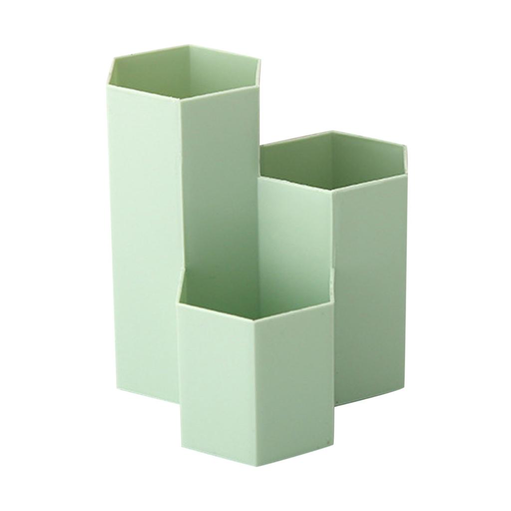 Simple Frosted Honeycomb Pen Holder Large Capacity Multi-Functional Desk Stationery Storage Box Office Accessories Table Decor