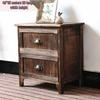 American Retro Country Solid Wood Storage Cabinet: Seven-Drawer Chest for Living Room or Bedroom.