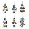 Beautiful Butterfly Wind Chimes for Outdoor Decoration Producing Gentle Melodies Enhancing Garden and Balconies