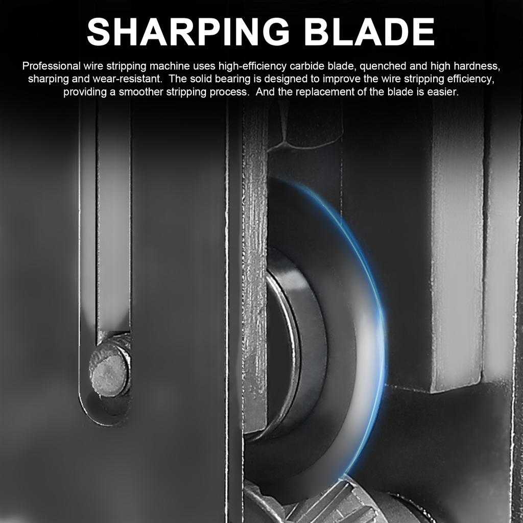 Dispozitiv de dezlipire portabil de uz casnic Instrument manual de dezlipire cablu 125 mm Mașină electrică de decojit