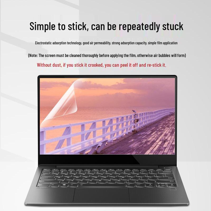 Matt skärmskydd för 13,3 till 15,6-tums bärbara datorer - PET, ej härdat glas