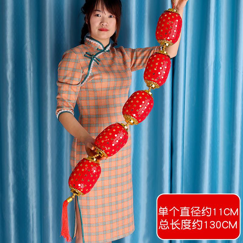 New Year'S Mercerized Lantern Hanging String, Spring Festival Chili Pendant, Lantern Hanging String Pendant, Shopping Mall Home Festive Decoration