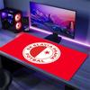 SK Slavia Praha Art Mouse Pad, Large Gaming Desk Mat, Non-slip XXL Mousepad for Laptop & Tablet, Mini PC Playmat with Stitched Edges