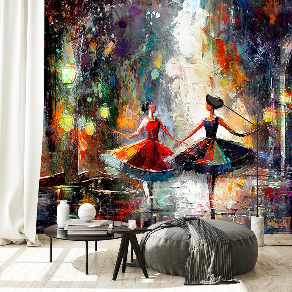 Tapete Tanzende Ballerinen