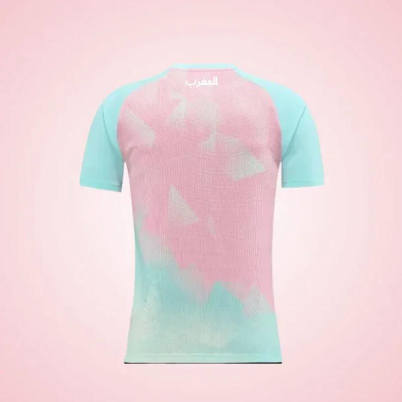 Camiseta de Fútbol de Marruecos Impresa en 3D para Hombre y Mujer de Secado Rápido Transpirable Camiseta Casual Camisetas Gráficas