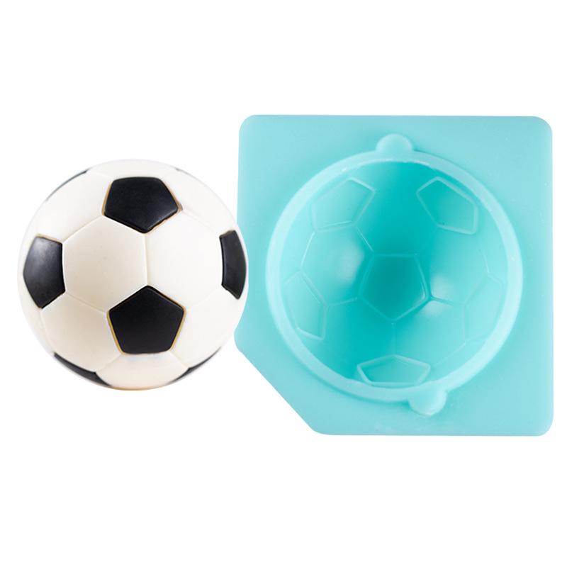 World Cup Football Chocolate Cake Silicone Mold - 3D Baking Decoration, Food-Grade French Accessory