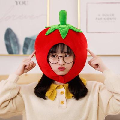 Bandeau Cœur Tomate Fraise - Chapeau Fruit Mignon pour Fêtes & Spectacles