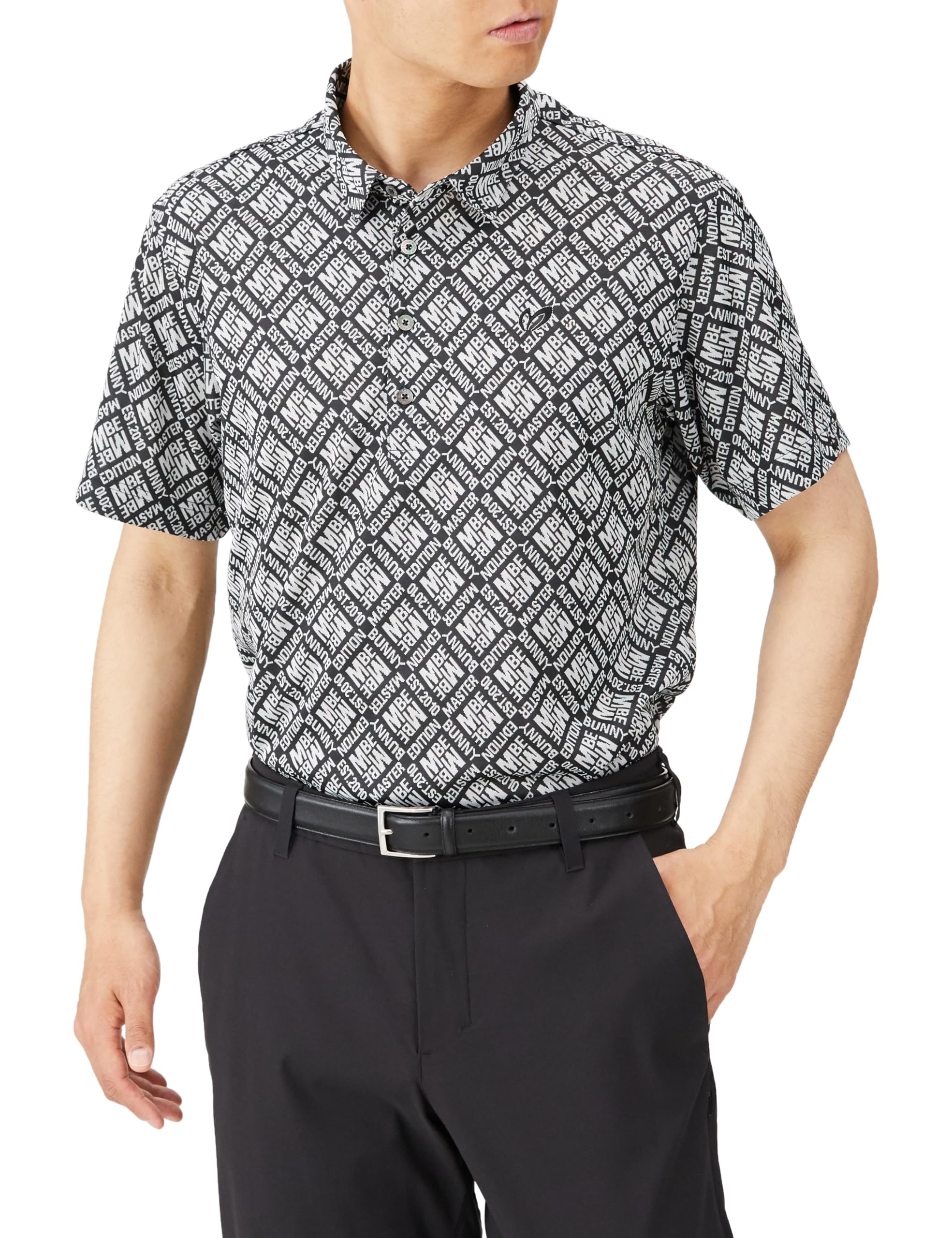 

Рубашка поло с коротким рукавом Logo Golf x White 5 [Master Bunny] Мужская (Жаккард MBE) / / 758-3260903 030_Черный [L]