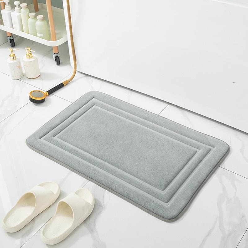 Absorbent & Non-Slip Bathroom Memory Mat for Doorway