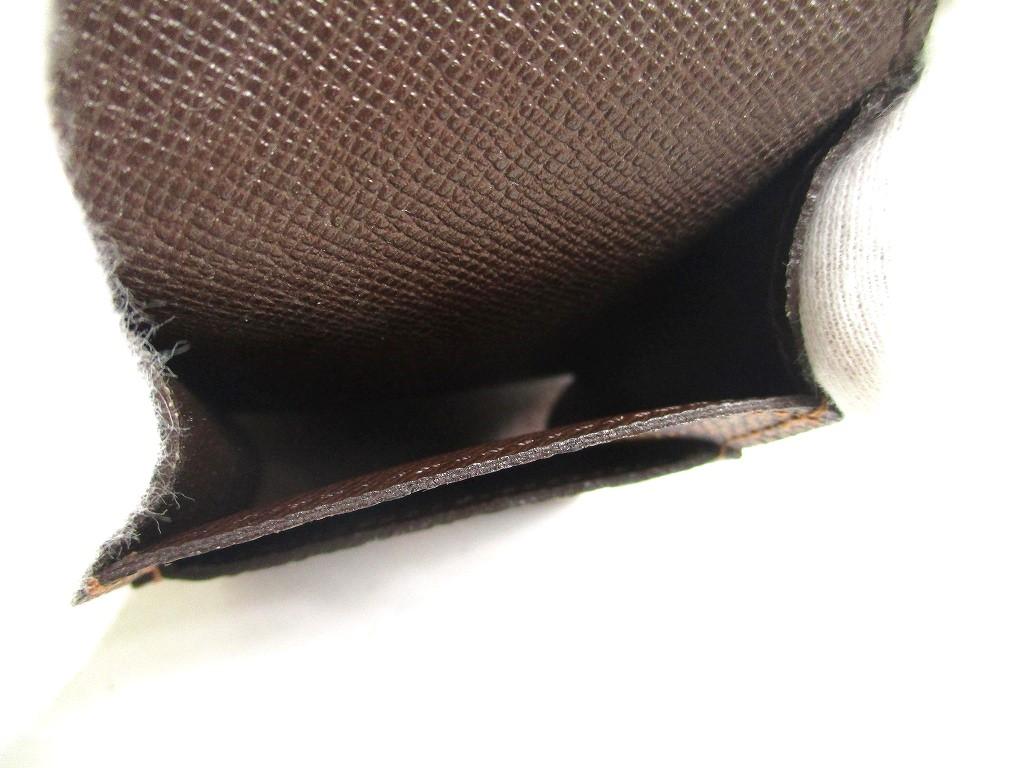 Authentic LOUIS VUITTON Damier Brown Leather Cigarette Case Tabacco Case #a453 Refurbished