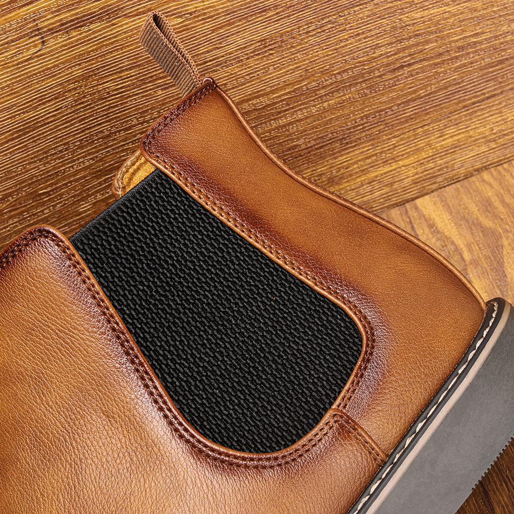 Retro Comfortable Men's Chelsea Boots Fashion  Brand Men Boots