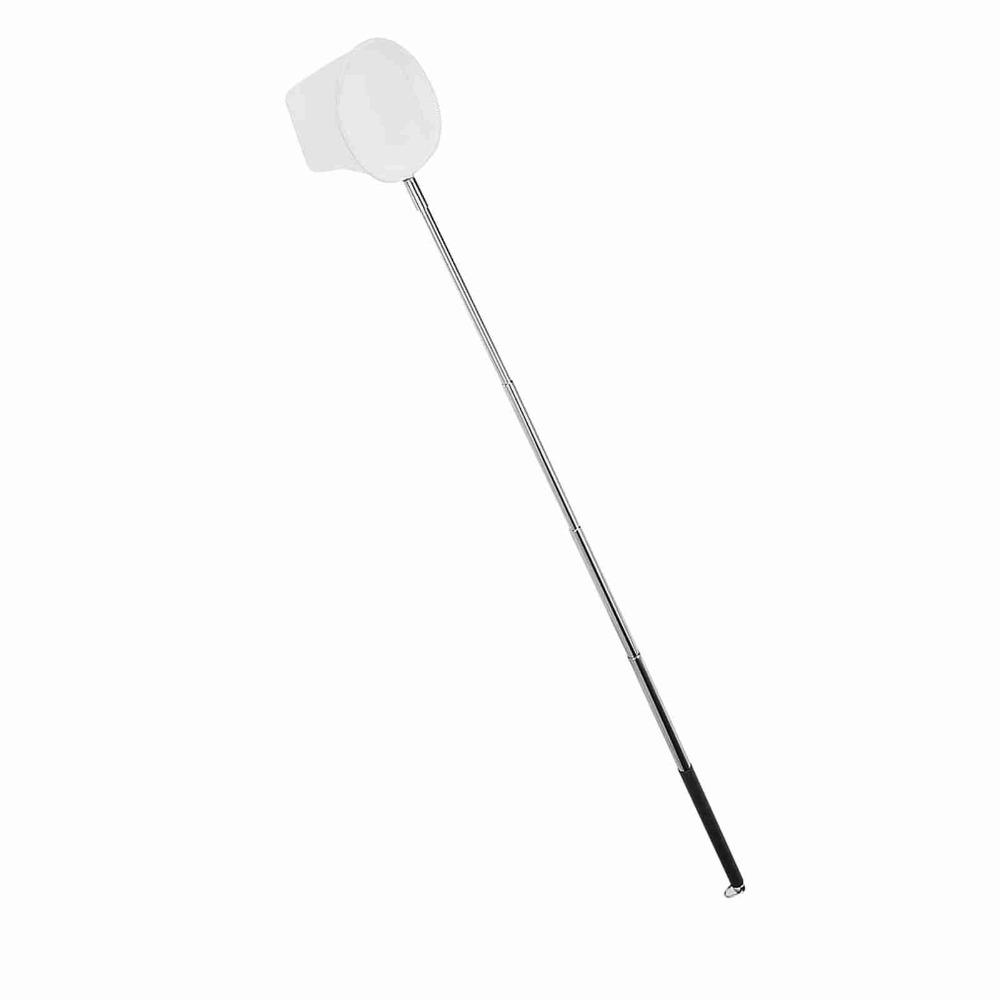 Stainless Steel Handle Adjustable Fishing Net Square Shape Round Shape Mini Fishing Net Extendable Handle Black