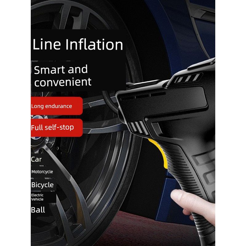 Fashion German Import Technology Car Wireless Vehicle Air Pump Portable Handheld Smart Outdoor Emergency Light