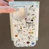 Painted Phone Case for iPhone 12 13 15 16 iPhone 16 12 13 14 15 Pro  14 15 16 Pro Max Coverage Shockproof Anti-Fingerprint Fresh Style Protective Case