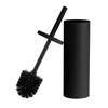 LAVEO MIRI freestanding bathroom toilet brush, lockable, black