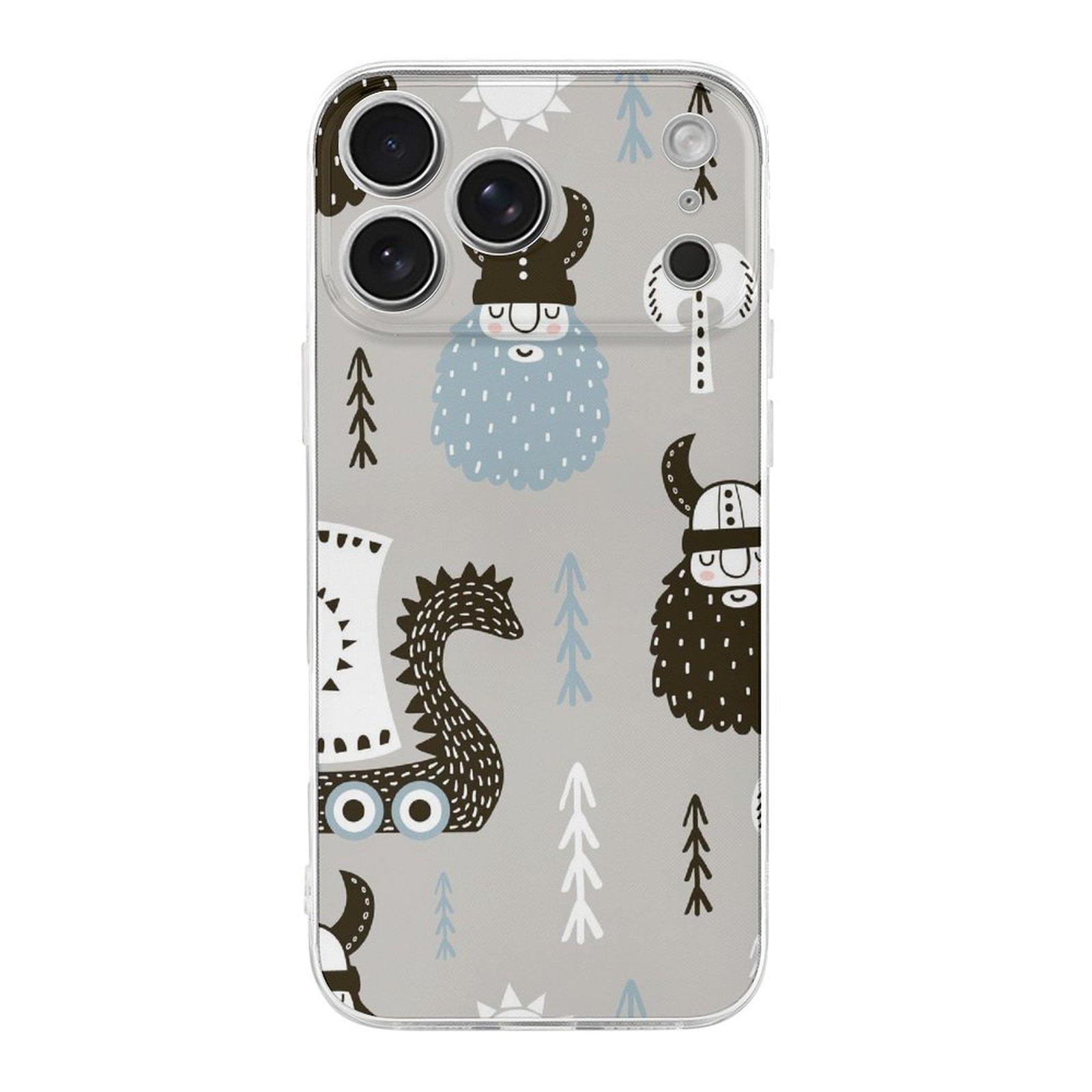 

1 Pack For Iphone 17/17Air/17Pro/17ProMax Soft TPU Clear Case With Anti-Scratch Body, Reinforced Corners And Lens Protective Edge IPHONE-17ProMax белый