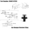100Pcs Engine Under Cover Retainer Clips for Toyota 90467-07201 90189-06193 90159-60477 Push-Type Fastener Nut Screw Bolt
