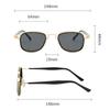 Retro Luxury Square Sunglasses for Men Women Punk Metal UV400 Eyewear Fashion Sun Glasses Driving