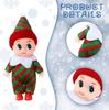6Pcs Tiny Elf Doll Twins Set, 6 Christmas Elves , Mini Dolls Colorful Plush Cute Elf Dolls for New Year Holiday Decoration