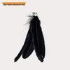 Strong Suction Cup Cat Teaser: Steel Wire, Feather & Bell Interactive Toy
