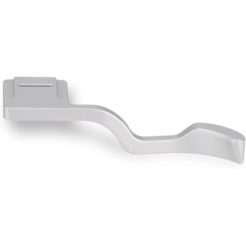 Haoge Thumb Rest Hand Grip for Fujifilm XT5 Camera, Metal Hot Shoe Hand Grip, Silver THB-XT5S