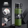 Large Capacity 304 Stainless Steel Insulated Portable Thermos Cup with Tea Separation