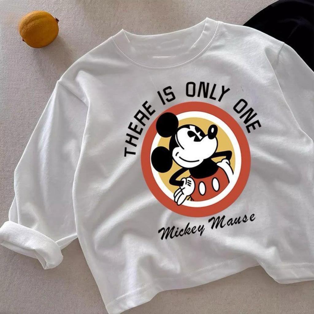 Trendy Spring & Autumn Kids' Cotton Long Sleeve T-Shirt - Cute Design for Boys & Girls