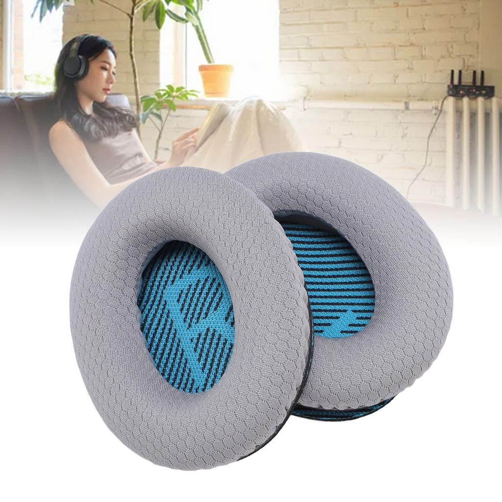 Headphone Earpads Breathable Comfortable Easy Install Replacement Ear Cushions for QC35 QC35 II QC25