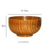 Jujube Wood Round Bowl for Eating and Soup