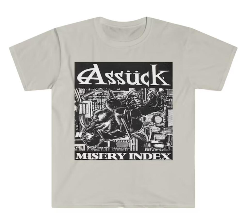 Assück Misery Index Punk Grindcore Unisex T-Shirt