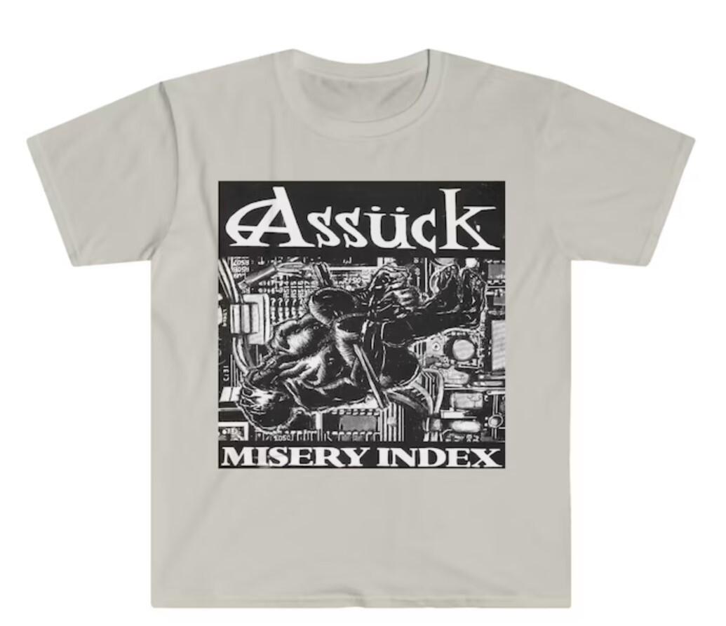 Assück Misery Index punk grindcore Unisex T-Shirt S