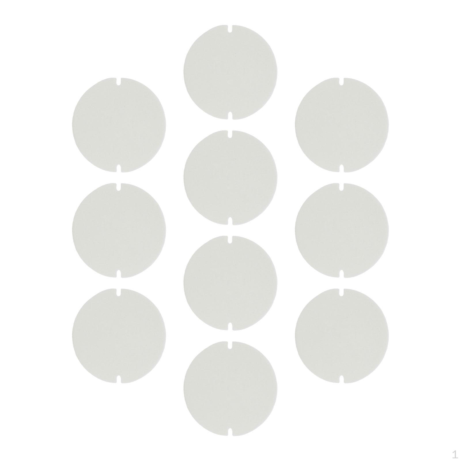 10 шт. Теплоизоляционная прокладка для дымохода плиты, высокотемпературная прокладка-бумага для заслонки 125x2mm