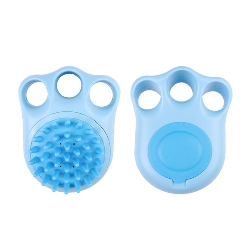 Kitten/Dog Pet Bath Brush Grooming Shower Brush Pet Cleaning Supplies Multicolored Cleaning Brush Hair Removal