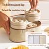 MAXCOOK 316L Stainless Steel Insulated Microwave-Safe Lunch Box