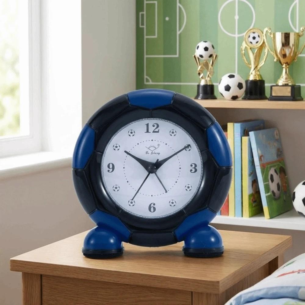 ABS Electronic Alarm Clock Football Football Clock Simple Soccer Shape Alarm Clock  Soccer Fans