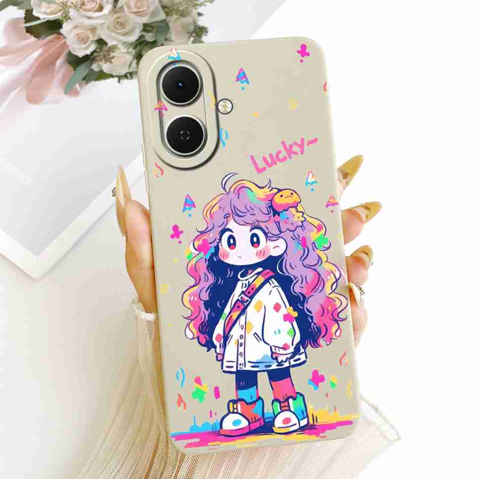 For Tecno Spark Go 2 Case Astronaut Girls Pattern Soft Cases For Tecno Spark Go2 SparkGo2 KM4 Silicon Covers Bumper