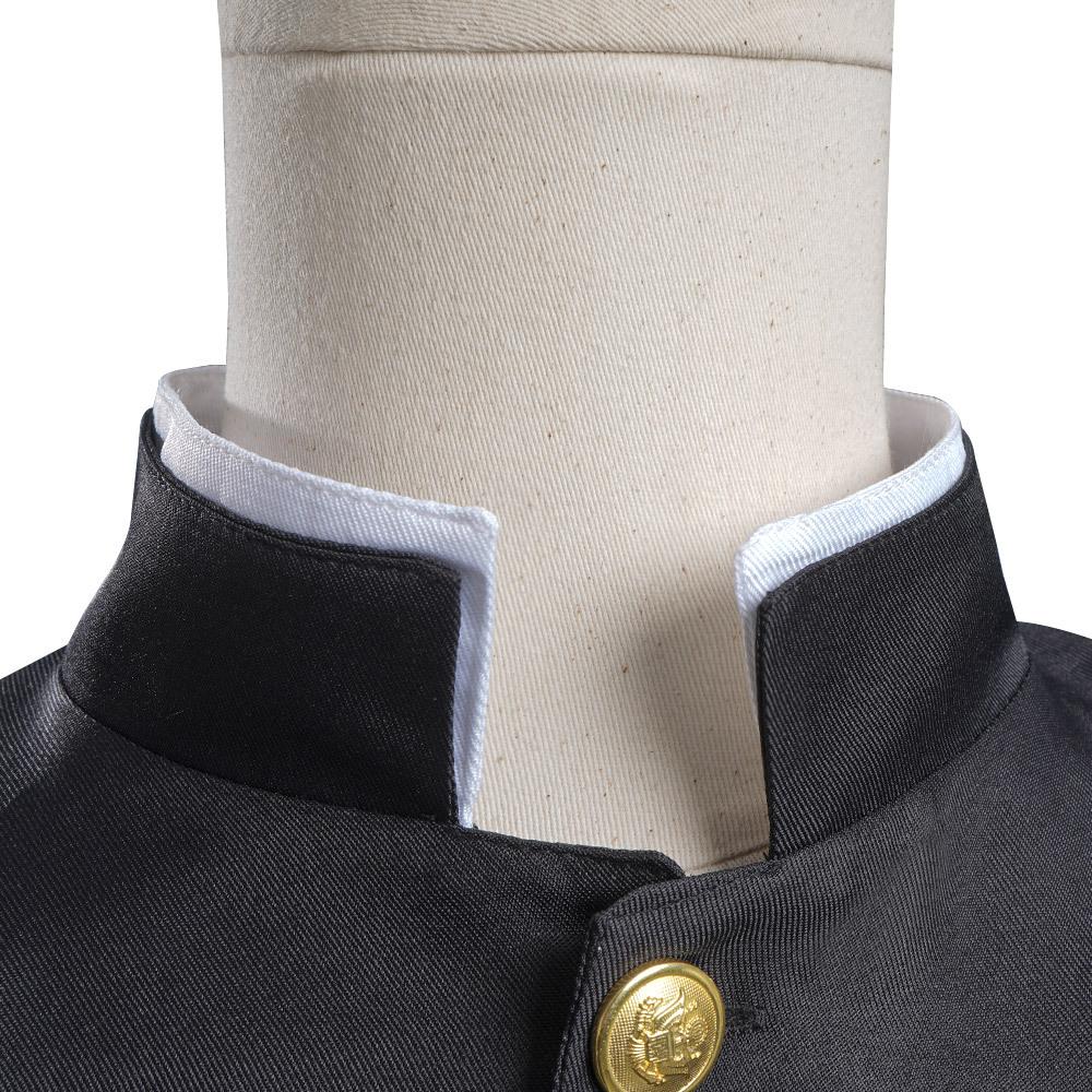 Ken Takakura Cosplay Costume Wig Anime Dandadan Okarun School Uniform Black Jacket Pants Gakuran Glasses Halloween Party Men