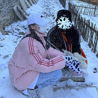 Zimowy koreański luźny płaszcz chlebowy Femme dla studentów w paski gruby Jaket kobiety parki różowy czarny odzież wierzchnia
