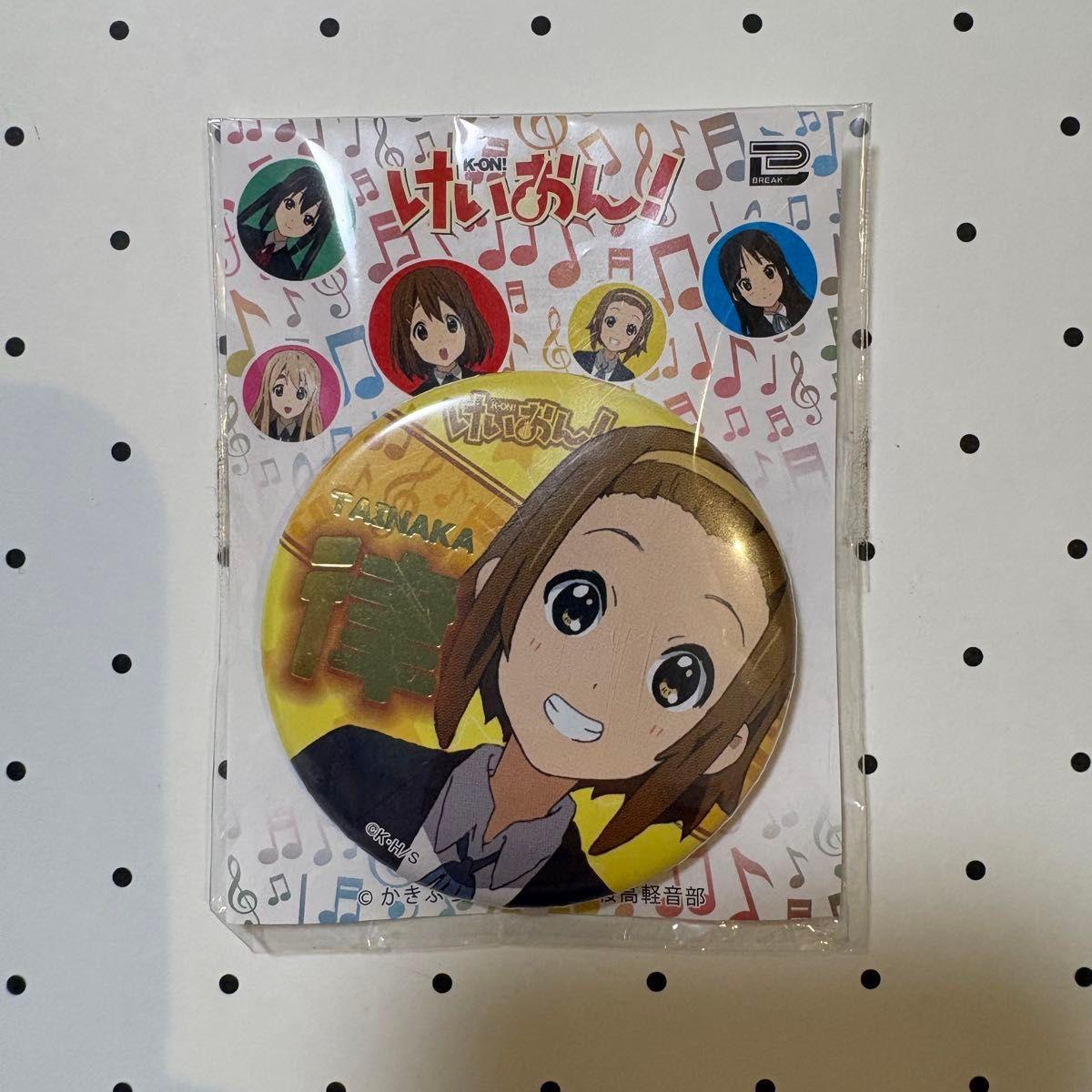 Used K-ON! Foil stamped can badge Ritsu Tainaka
