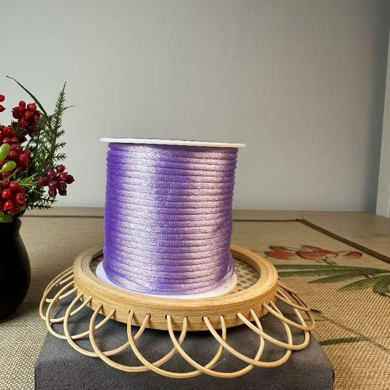Chinese Knot Bracelet Rope 567: Handmade DIY Jade  Red Weaving Line 2.5 MM Approx. 25 Meters
