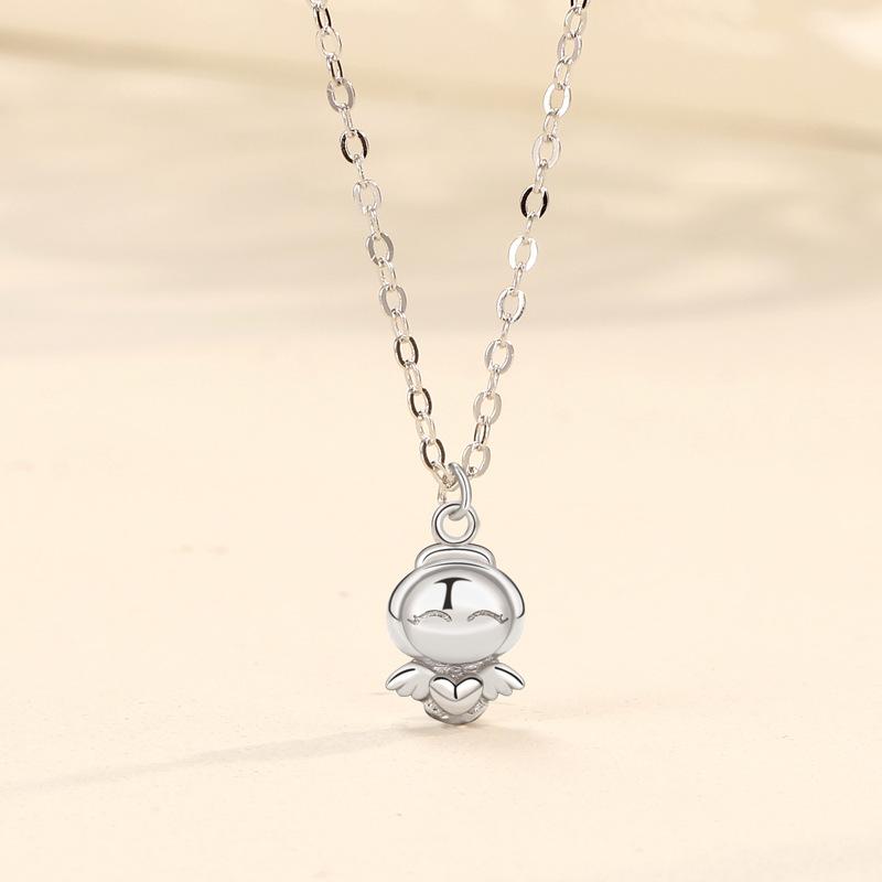 

Ангел мультфильм ювелирное ожерелье милое модное легкое роскошное корейская версия кулон ключичная цепочка