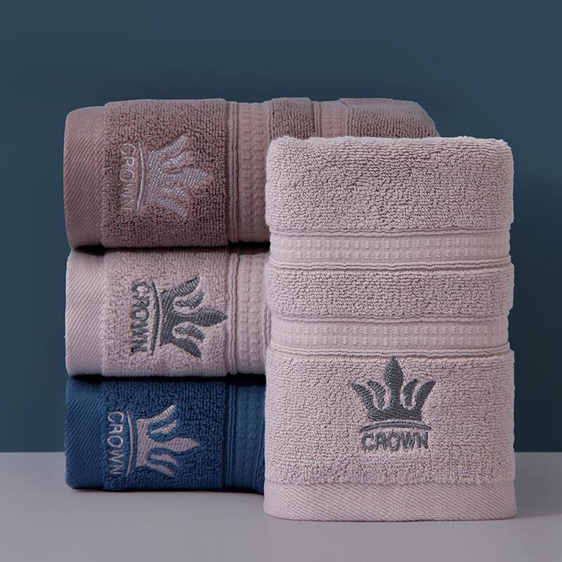 Thickened Soft Absorbent Cotton-Poly Face Towel - Gift for Home Use